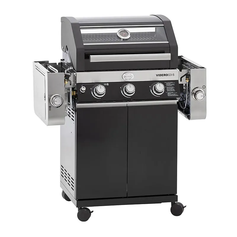 Rösle 25530 Videro G3-S Vario Barbekü İstasyonu, Doğalgazlı, Siyah