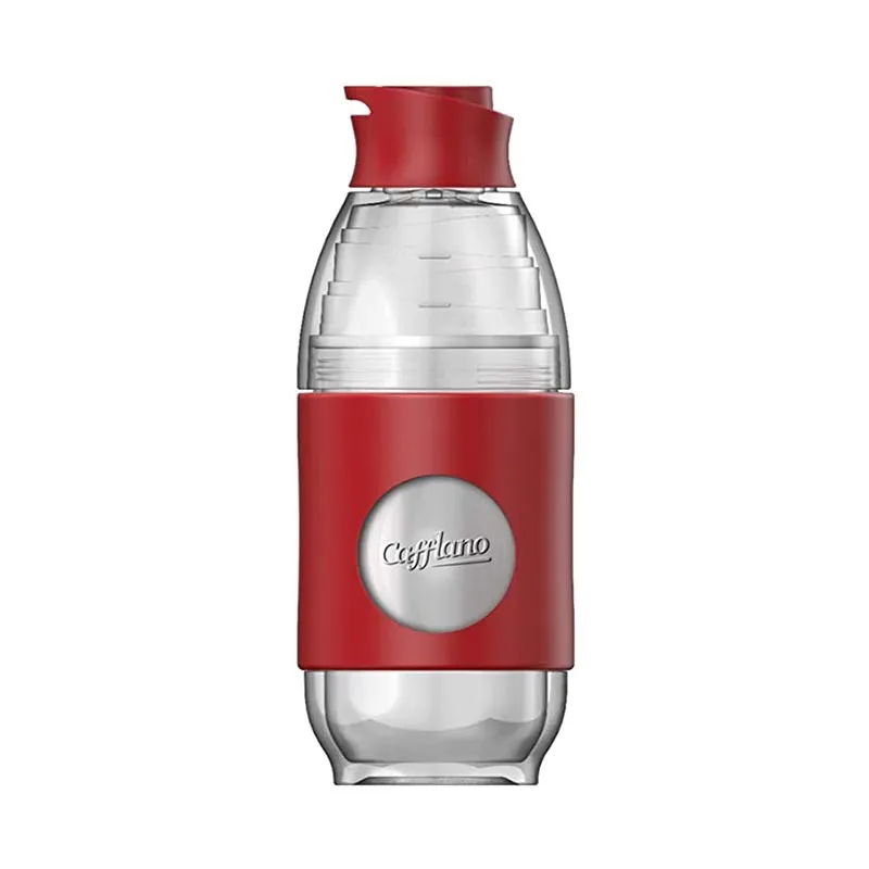 Cafflano Go-Brew Kahve Demleme Şişesi, Kırmızı