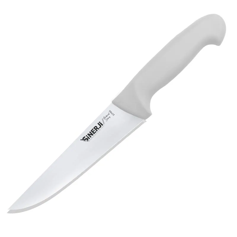 Sinerji Protrend No 3 Plastik Saplı Kasap Bıçağı, 18.5 cm, Beyaz