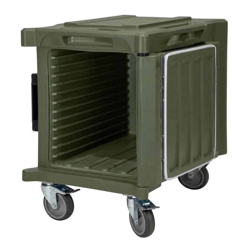 Tribeca TCB-600NW Önden Yüklemeli Tekerlekli Thermobox, 475x670x635 mm, Yeşil