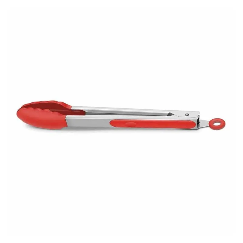 Epinox BMK-25 Silikon Barbekü Maşası, 25 cm, Kırmızı