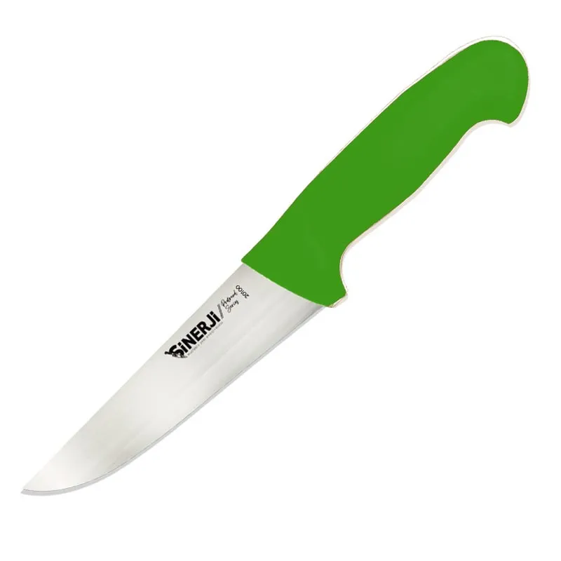 Sinerji Protrend No 0 Plastik Saplı Kasap Bıçağı, 12.5 cm, Yeşil