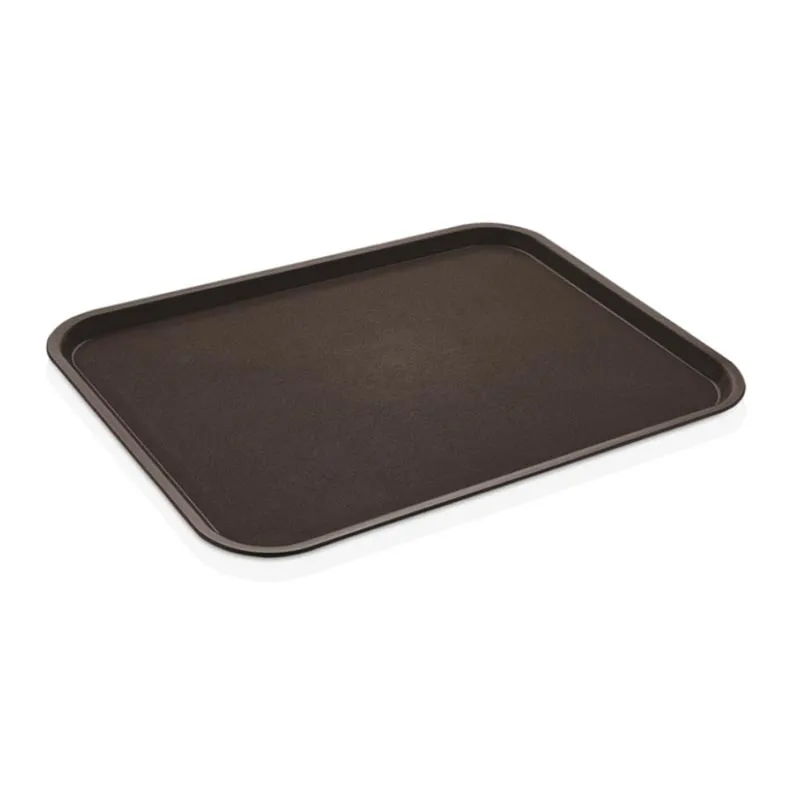 GastroPlast GTPP-3748 Polipropilen Servis Tepsisi, 37x48 cm, Kahverengi