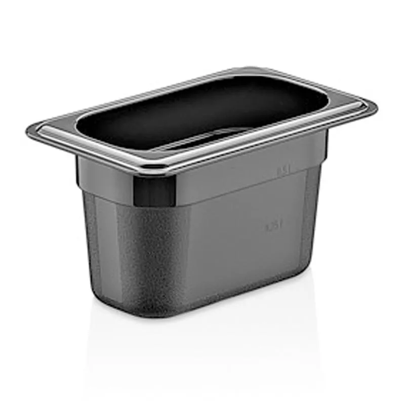 GastroPlast GN 1/9-100 mm Polikarbon Gastronorm Küvet, Siyah