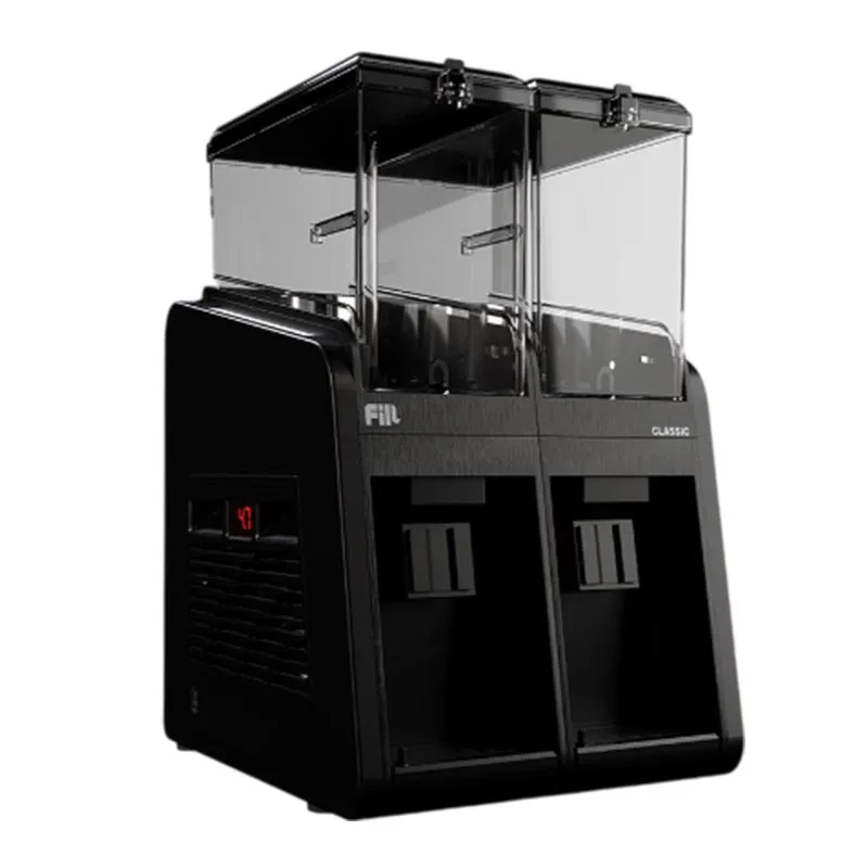 Fill Classic C2-S1 Fıskiyeli Soğuk İçecek Dispenseri, 2x19 L, Siyah