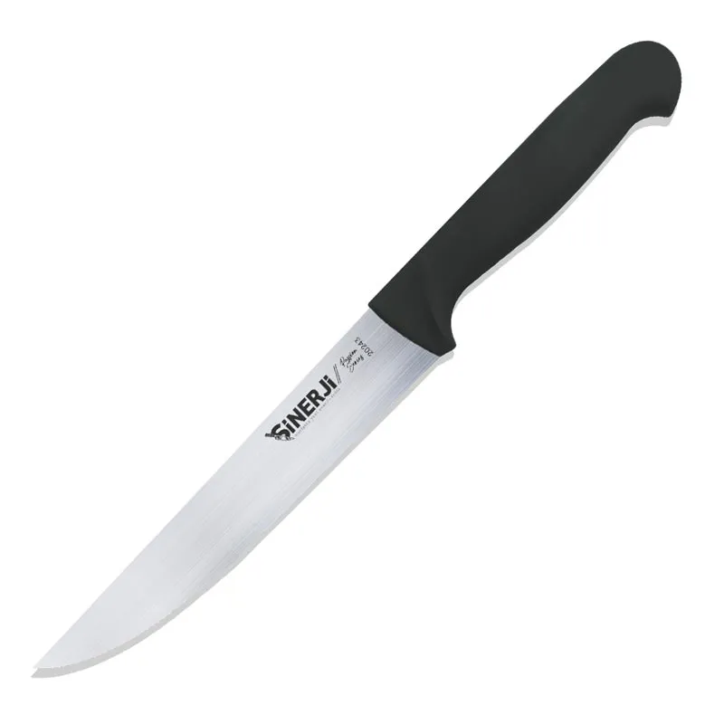 Sinerji Passion Plastik Saplı Mutfak Bıçağı, 16 cm, Siyah