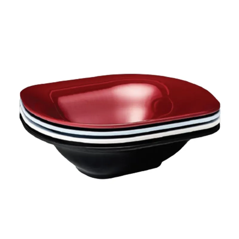 Zicco K-13061 Melamin Teşhir Kasesi, 26x30x8 cm, Kırmızı