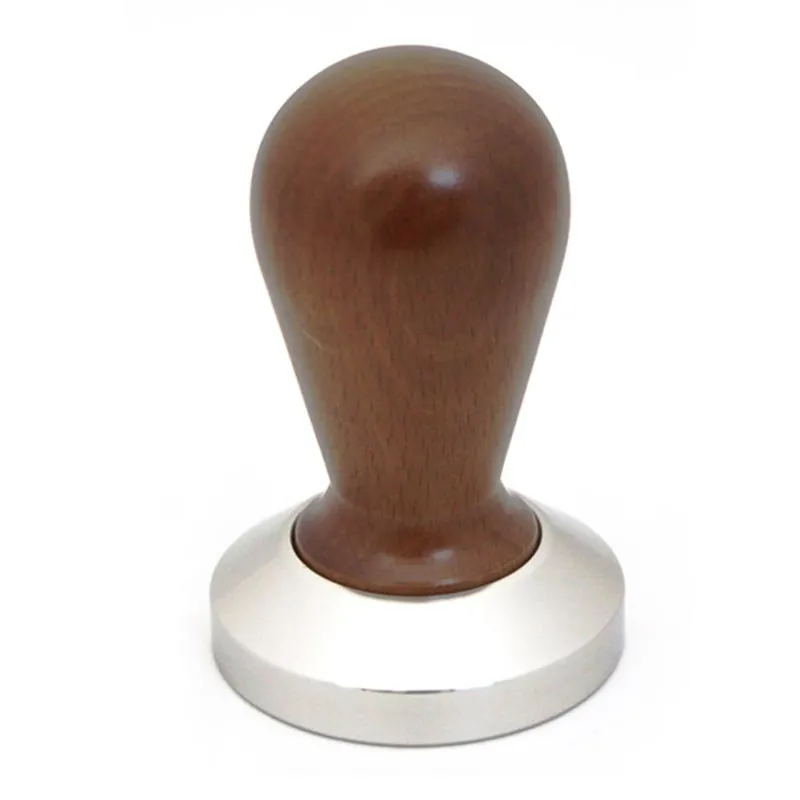 Cafemarkt Kayın Tamper, Ahşap Saplı, 58 mm