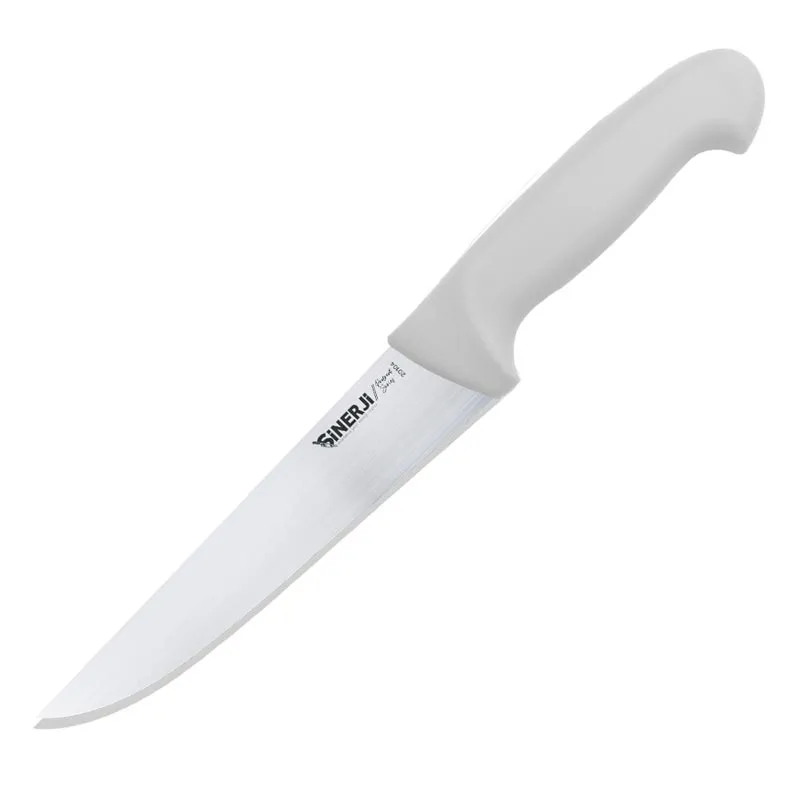 Sinerji Protrend No 4 Plastik Saplı Kasap Bıçağı, 21 cm, Beyaz