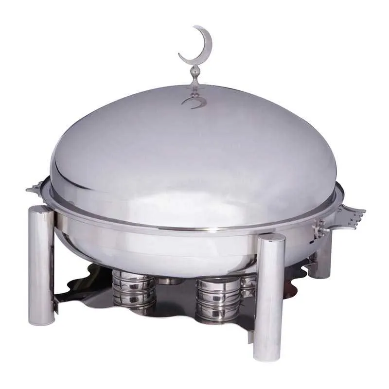 Öztiryakiler Ortadoğu Model Chafing Dish, 80 cm Kapak, Jel Yakıtlı