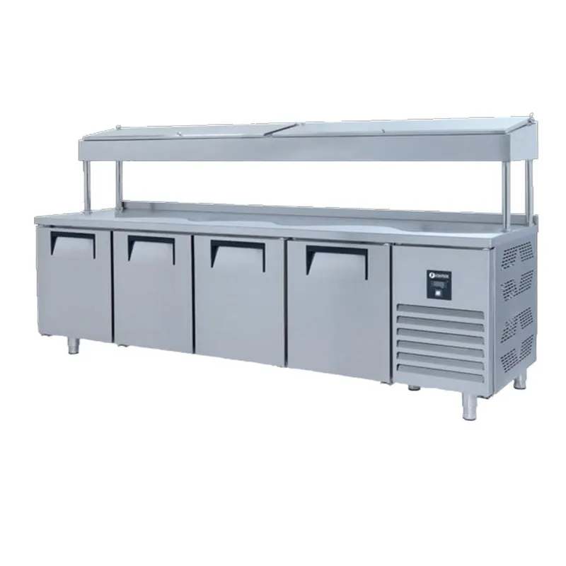 Iceinox PTS H 650 CR Make Up Yüksek Buzdolabı, 4 Kapılı