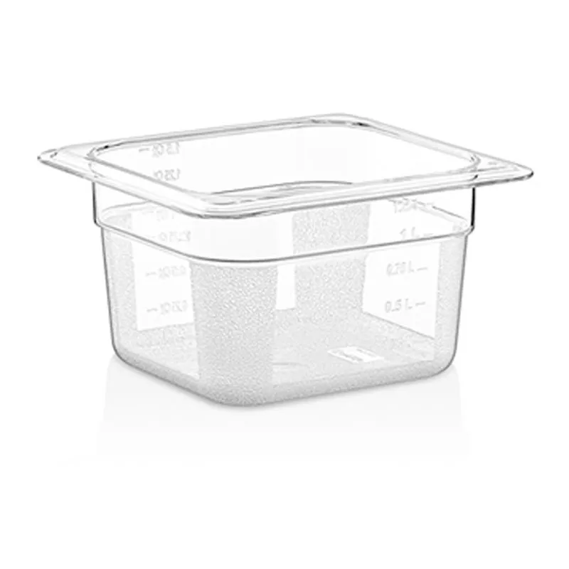 GastroPlast GN 1/6-100 mm Polikarbon Gastronorm Küvet