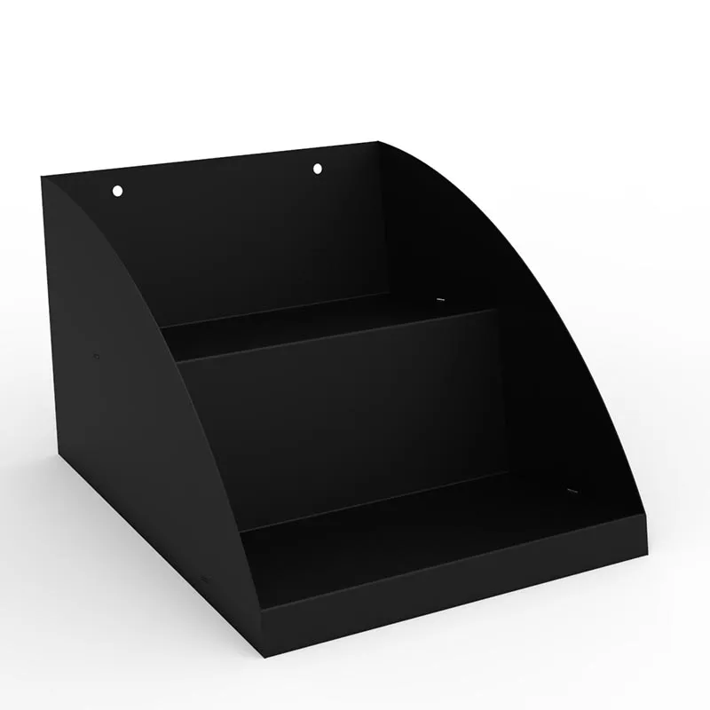 Decorelax Tezgahönü 2 Katlı Organizer Raf, 25 cm, Siyah