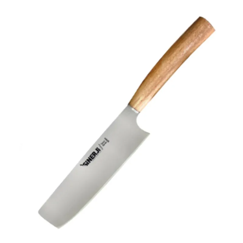 Sinerji Tama Ahşap Saplı Santoku Bıçağı, 17.5 cm