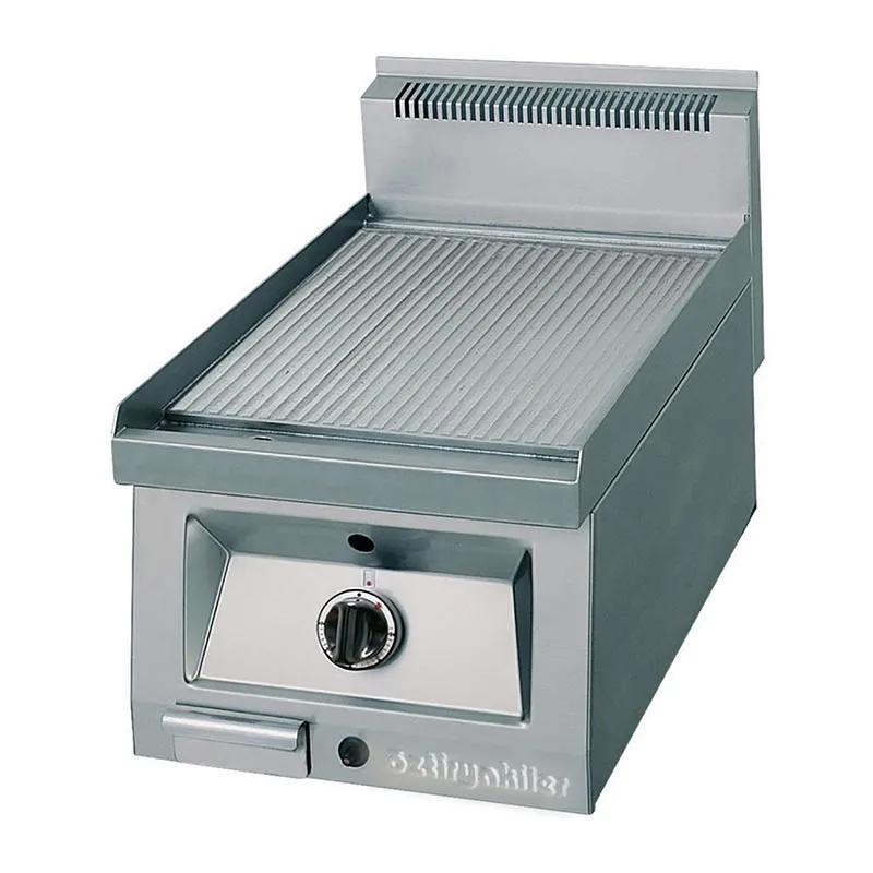 Öztiryakiler Set Üstü, Oluklu, Grill Plate, 40x65 cm, Gazlı