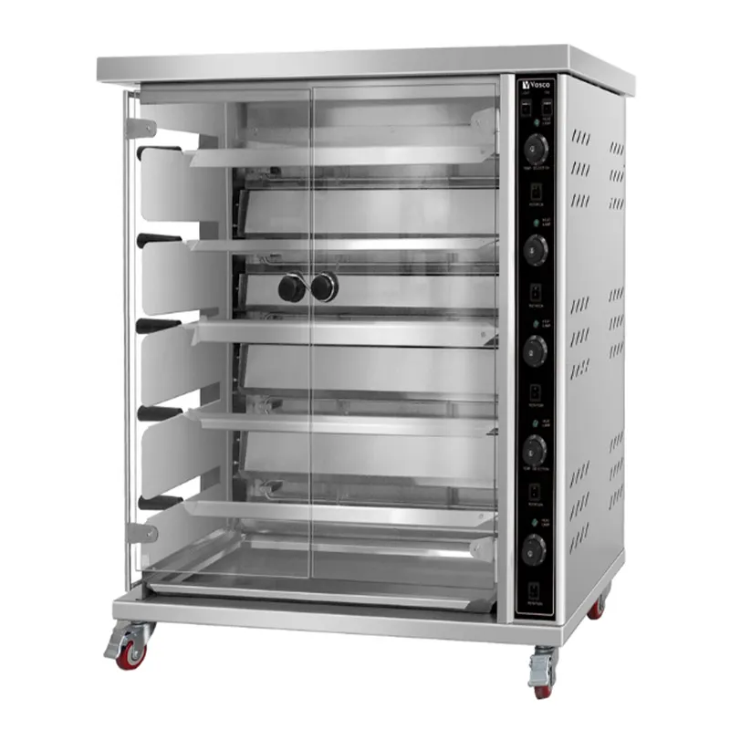 Vosco VWJG-5P 20 Piliç Kapasiteli Piliç Çevirme Fırını, Elektrikli