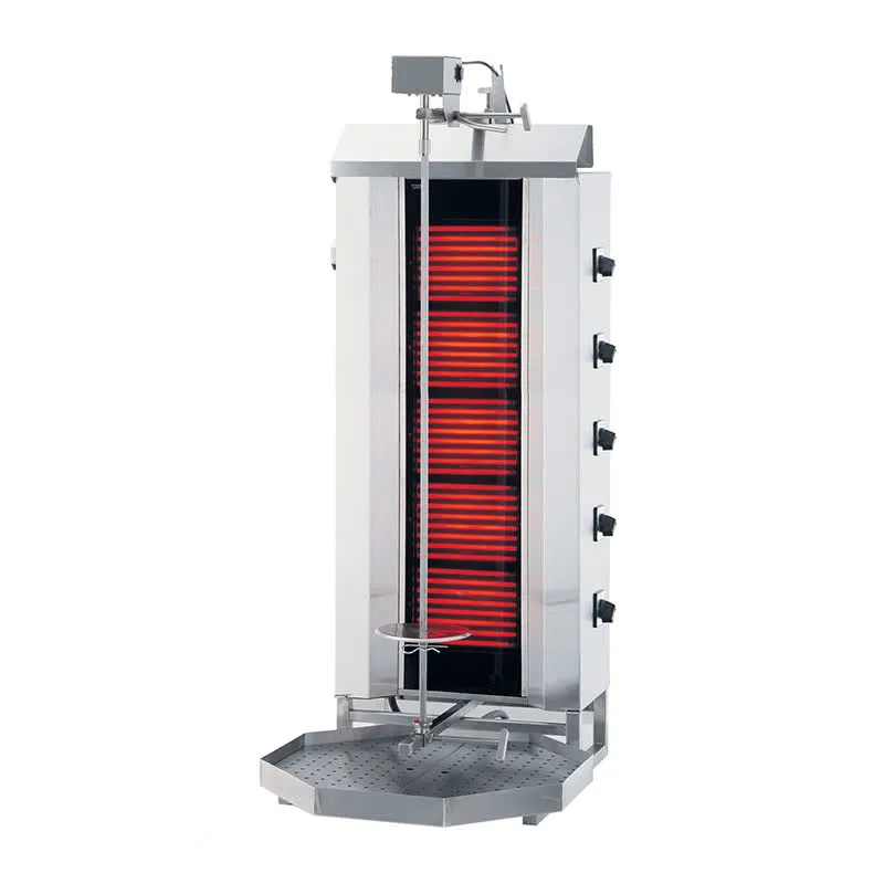 Rinnova KLG232 Döner Ocağı, 5 Radyanlı, Elektrikli, Üstten Motorlu, Camlı