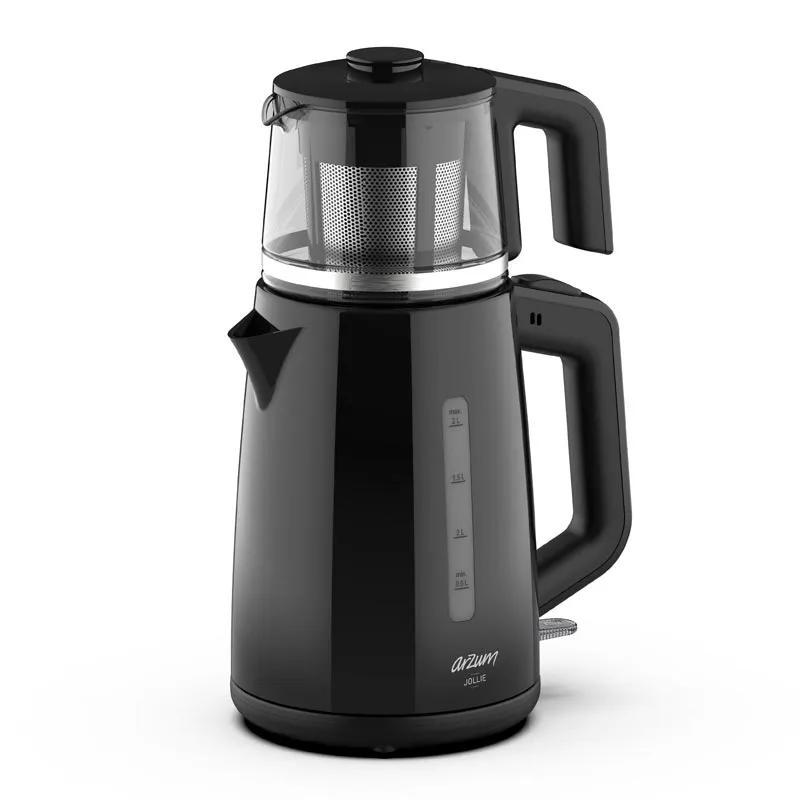 Arzum AR3151-01 Jollie Çay Makinesi, Siyah