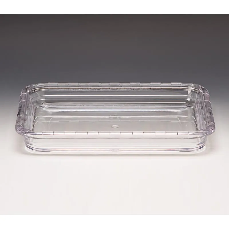 Zicco ZCP-557 Polikarbon Meze Kabı, 32.5x26.5x4.5 cm, Şeffaf