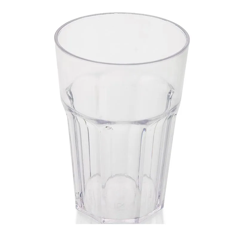 Bora Plastik Kırılmaz Bardak, Oluklu, Küçük, San, 525 ml