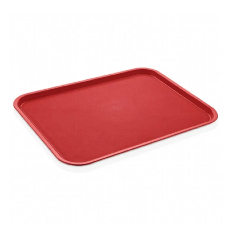 GastroPlast GTPP-3748 Polipropilen Servis Tepsisi, 37x48 cm, Kırmızı