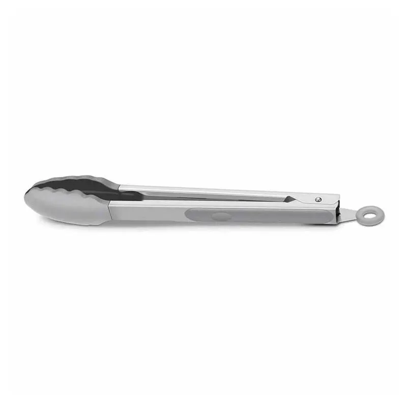 Epinox BMG-25 Silikon Barbekü Maşası, 25 cm, Gri
