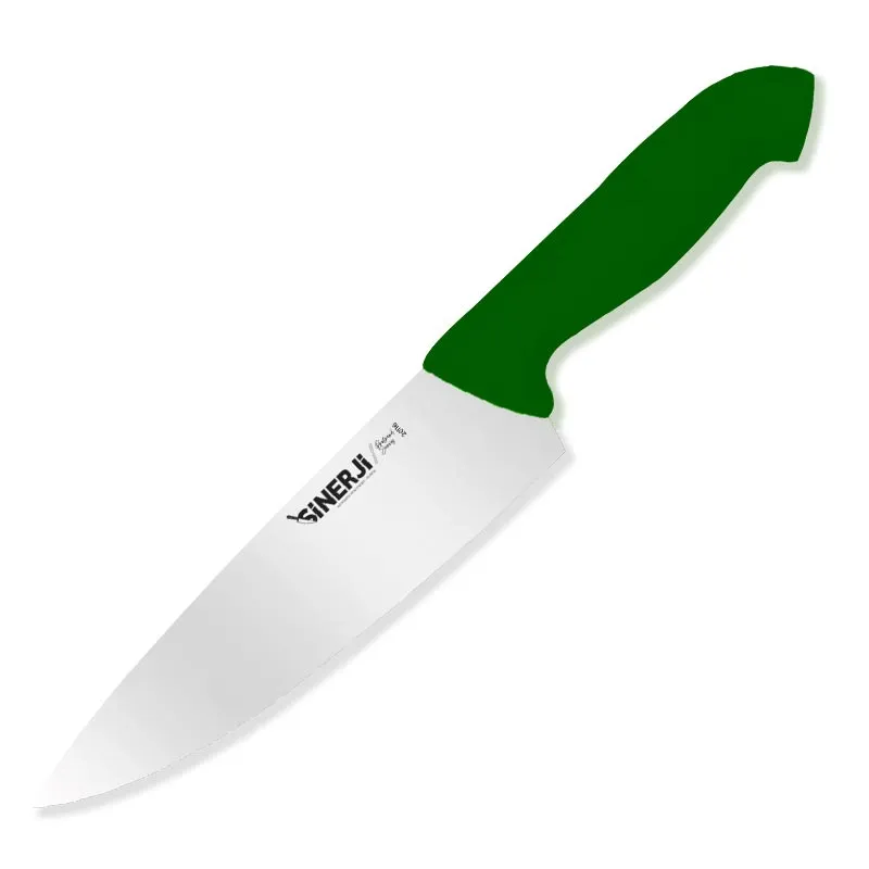Sinerji Protrend No 2 Plastik Saplı Şef Bıçağı, 20.5 cm, Yeşil