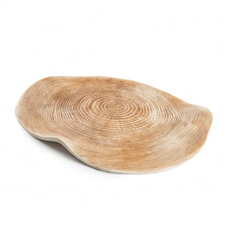 100% Chef Carpaccio Porselen Sunum Tabağı, 27x21 cm, 3 Adet