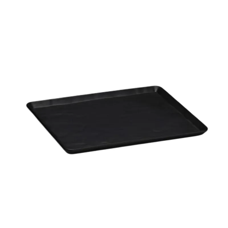 Zicco K-9350 Taş Model Melamin Teşhir Tabağı, 26x32 cm, Beyaz