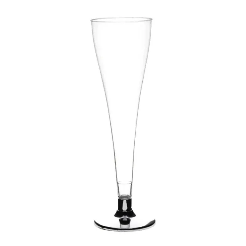 Rubikap Tek Kullanımlık Şampanya Bardağı, 120 ml, Gümüş