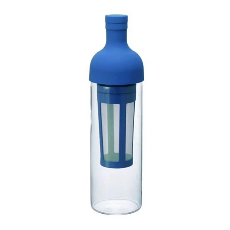 Hario FIC-70-YB Soğuk Demleme Filtreli Şişe, 650 ml, Mavi