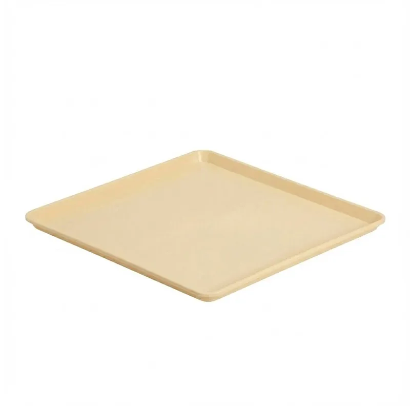 Zicco K-2060 Melamin Teşhir Tepsisi, 29x29 cm, Krem