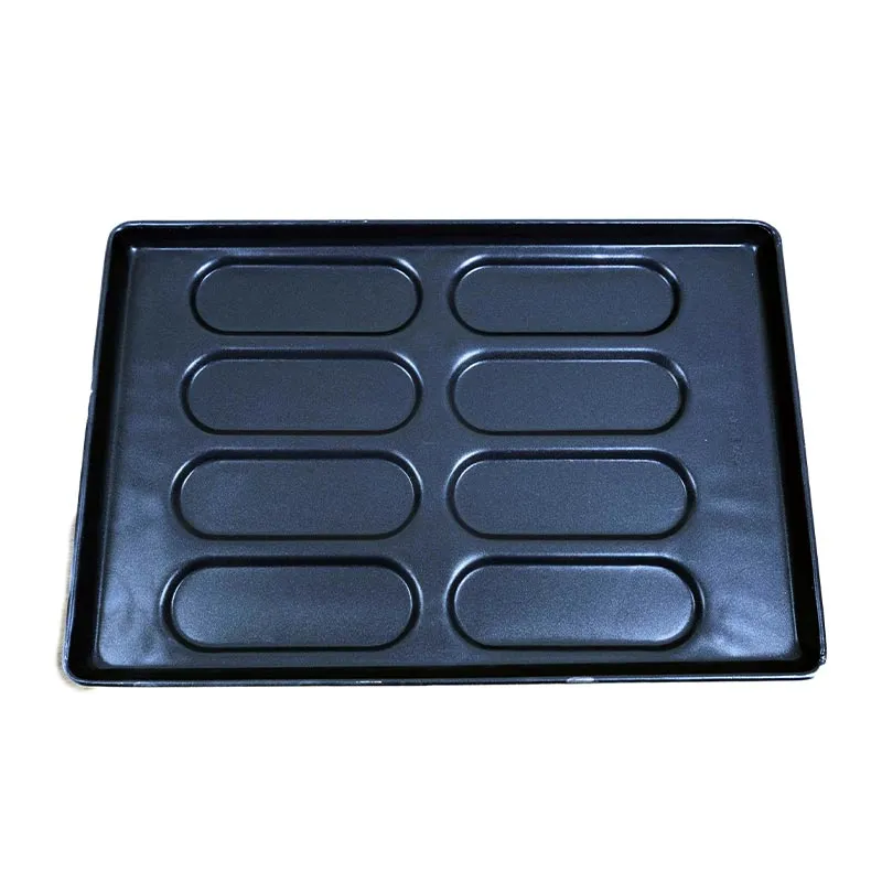 Almetal Kaplamalı Alüminyum Sandviç Ekmeği Tavası, 8 Gözlü, 80 gr Hamur, 40x60 cm
