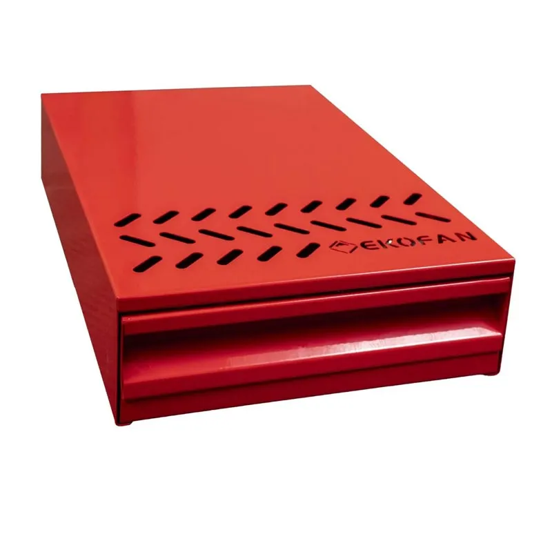Ekofan PC-01K Kahve Posa Çekmecesi Knock Box, Kırmızı