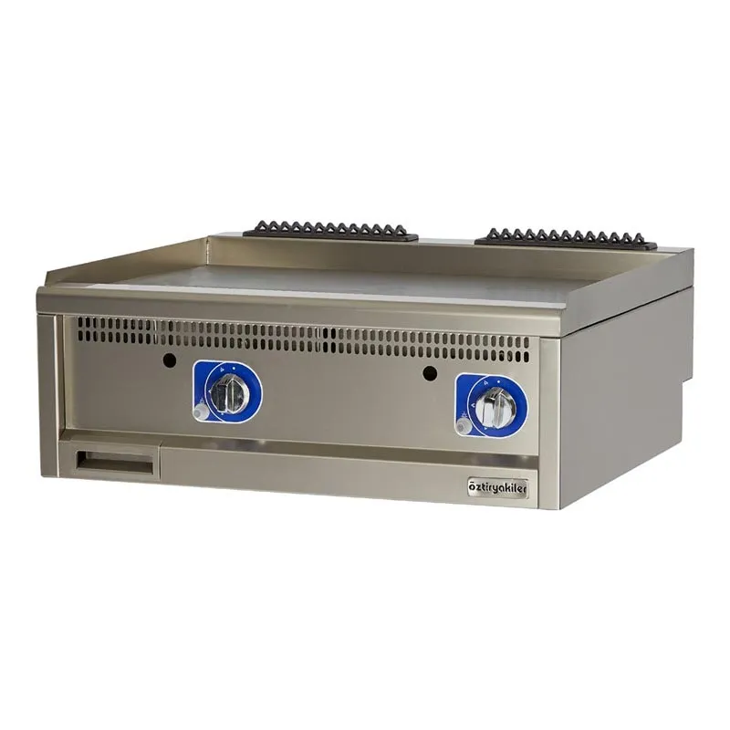 Öztiryakiler Optimum 700 Seri OGG 8070 E Grill Plate Izgara, 80x70x28 cm, Gazlı