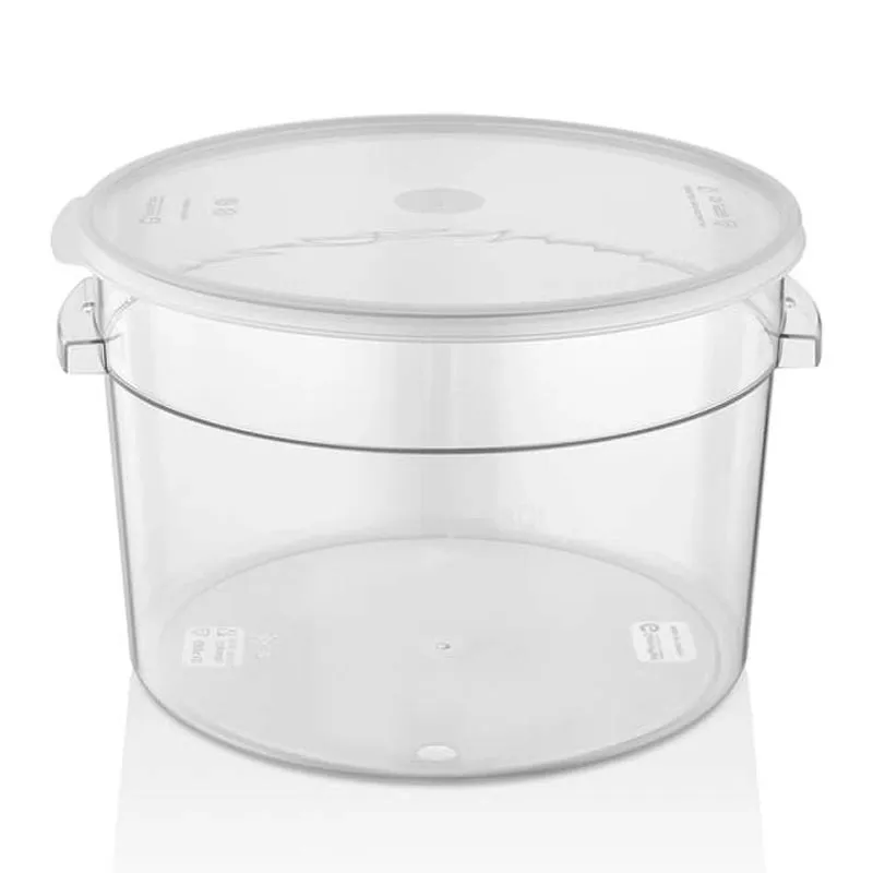 GastroPlast GRP-18 Polikarbon Yuvarlak Saklama Kabı, 17 L