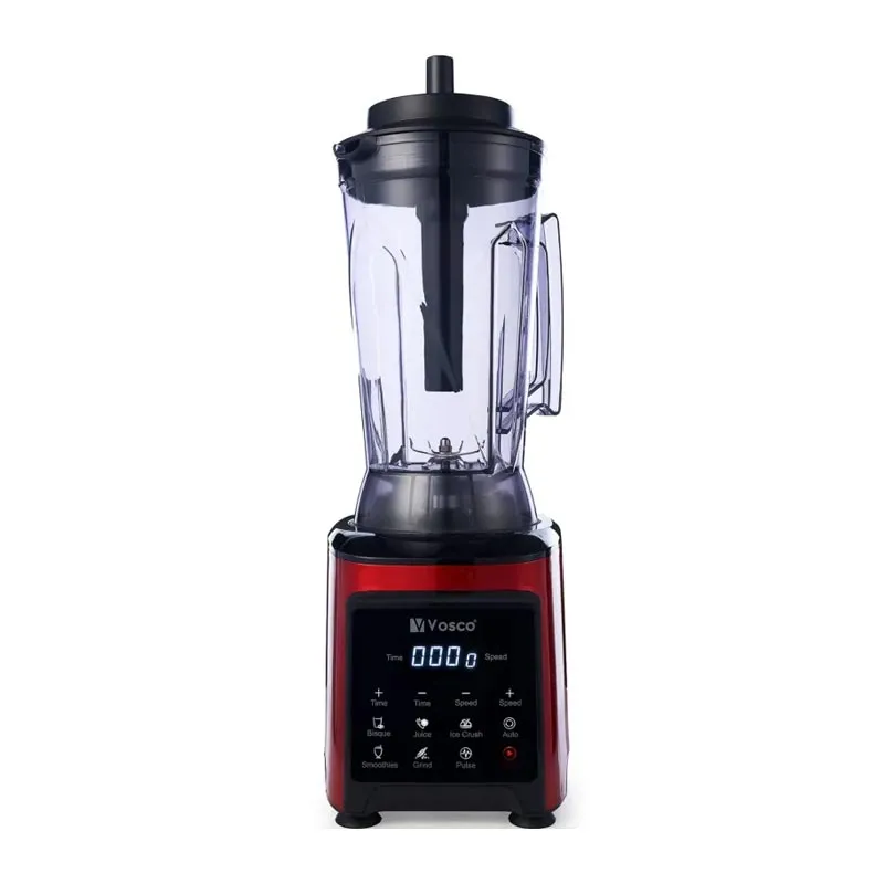 Vosco VHS-360C Pro XL 8 Bıçaklı Dijital Bar Blender, 4 L, Kırmızı