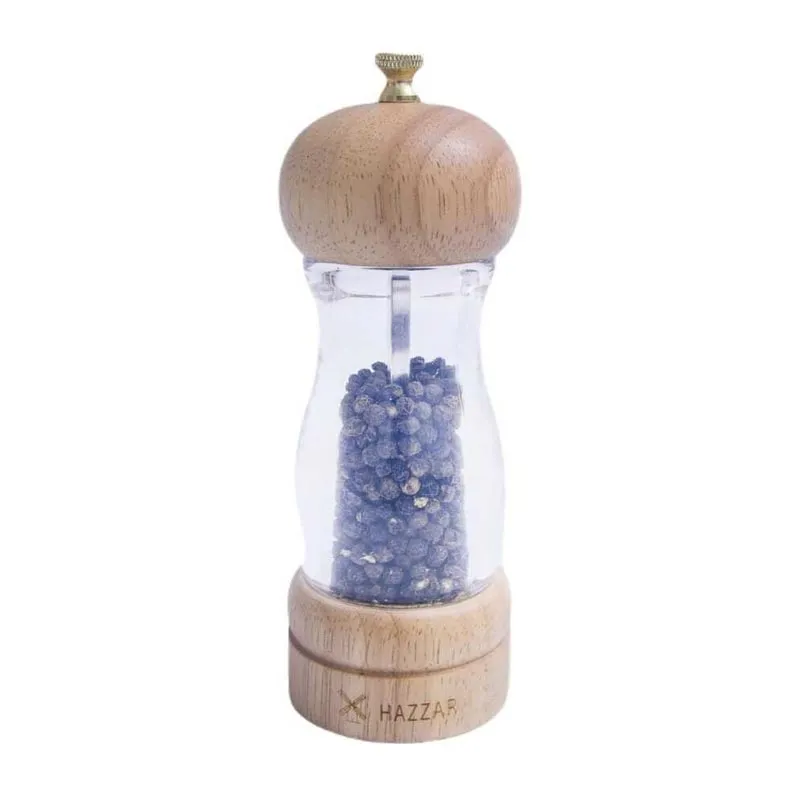 Epinox DCAA-160 Akrilik Ahşap Biber Değirmeni, Çelik, 16 cm