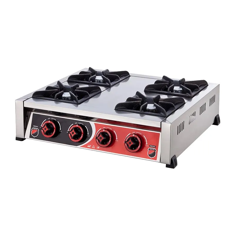 SilverInox 2907 4 Gözlü Set Üstü Mini Ocak, Doğalgazlı
