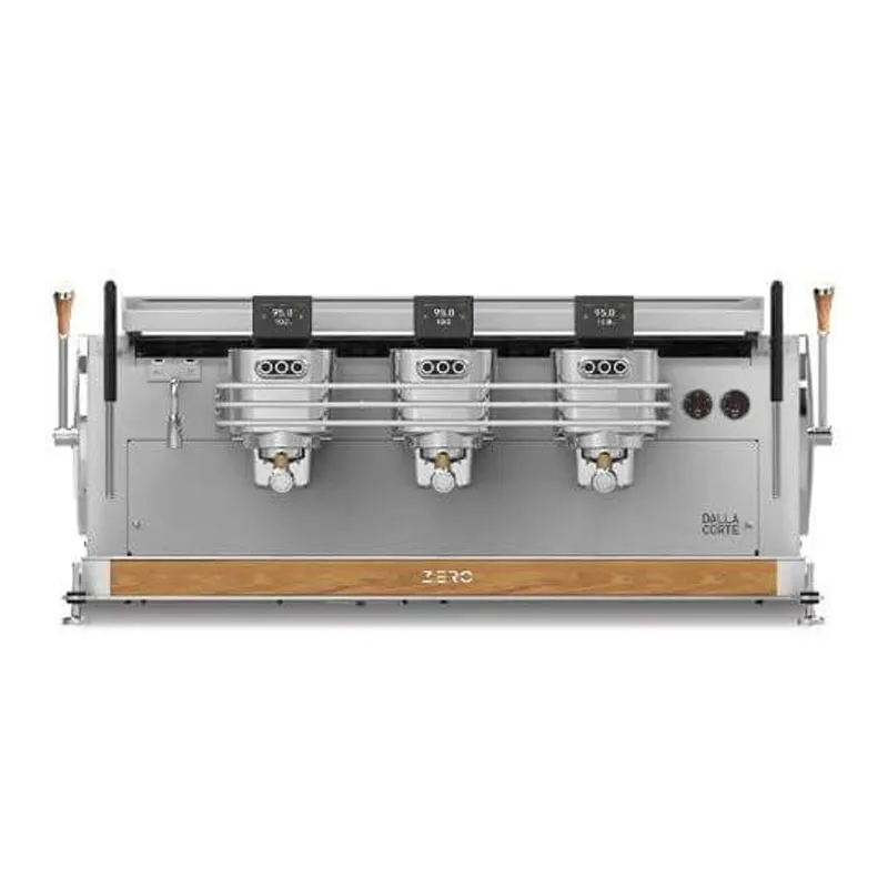 Dalla Corte Zero Classic Espresso Kahve Makinesi, 3 Gruplu, Beyaz Meşe