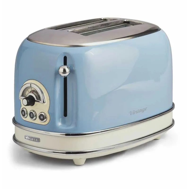 Ariete 0155/15 Vintage Ekmek Kızartma Makinesi, Mavi