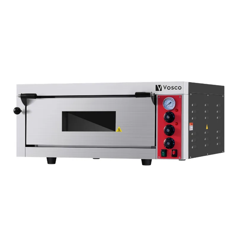 Vosco VWG-3T 25 cm 2 Pizza Kapasiteli Tek Katlı Pizza Fırını, Elektrikli