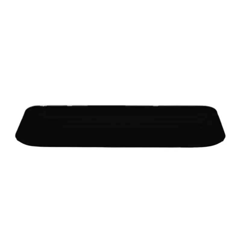 Zicco K-2028 Melamin Dikdörtgen Teşhir Tabağı, 21x51x4 cm, Siyah