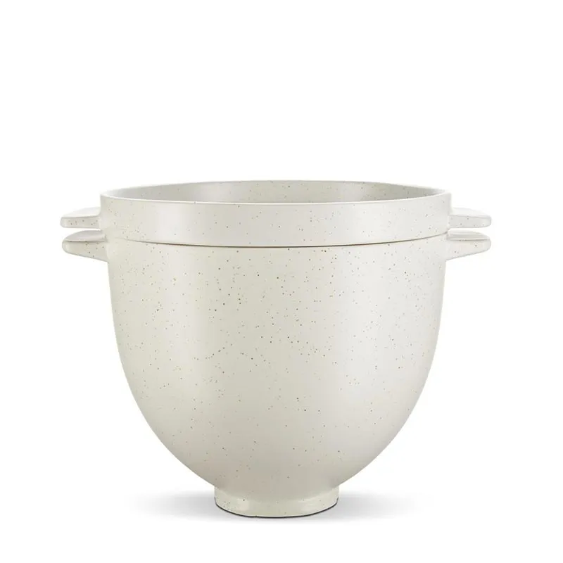 KitchenAid 5KSM2CB5BGS Classic 4.8 L Pişirici Kapaklı Ekmek Kasesi, Beyaz