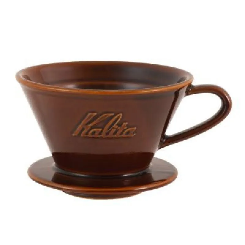 Kalita MI 185 Seramik Dalgalı Dripper, Kum Kahverengi