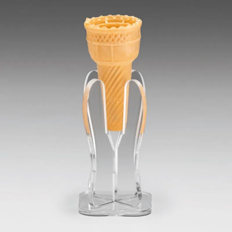 Zicco ZCP-804 Akrilik Dondurma Servis Standı, Tekli, 6x6x11 cm