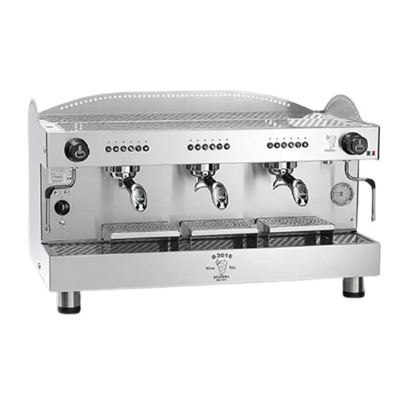 Bezzera B2016-PM Tall Cup Yarı Otomatik Espresso Kahve Makinesi, 3 Gruplu