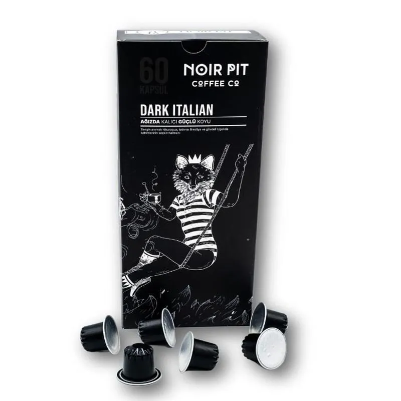 Noir Pit Dark Italian 60 Adet Kapsül Kahve