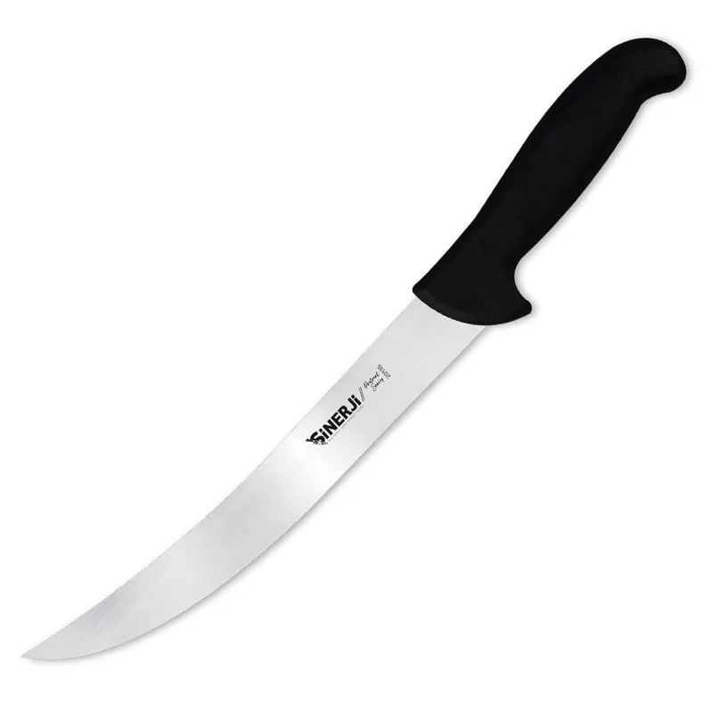 Sinerji Protrend No 2 Plastik Saplı Kıvrık Et Doğrama Bıçağı, 27 cm, Siyah