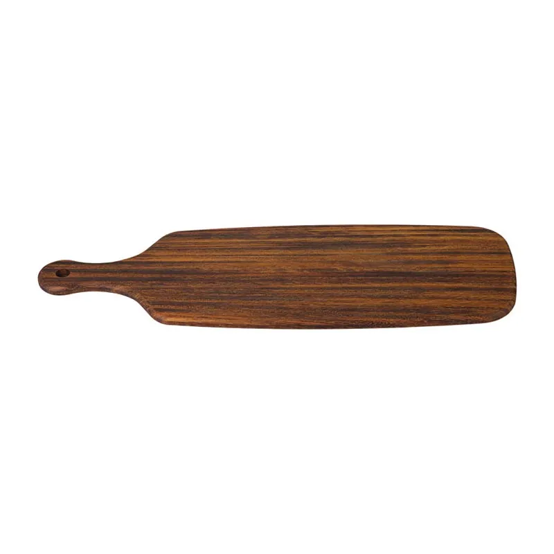 Biradlı GRV-1895 Iroko Pide Sunum Tahtası, 50x17 cm